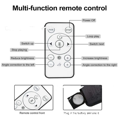 Proyector Holográfico 3D Estéreo Giratorio de Visión Desnuda - Image 9