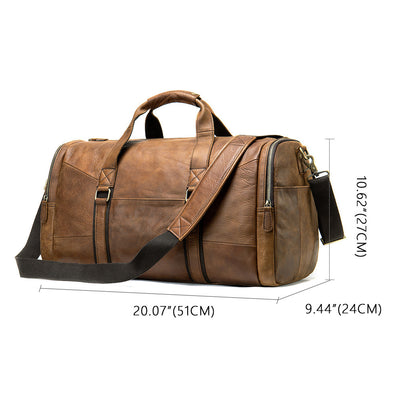 Bolsa de Viaje Ejecutiva Cuero Genuino - Bandolera Hombre Piel Premium - Image 7