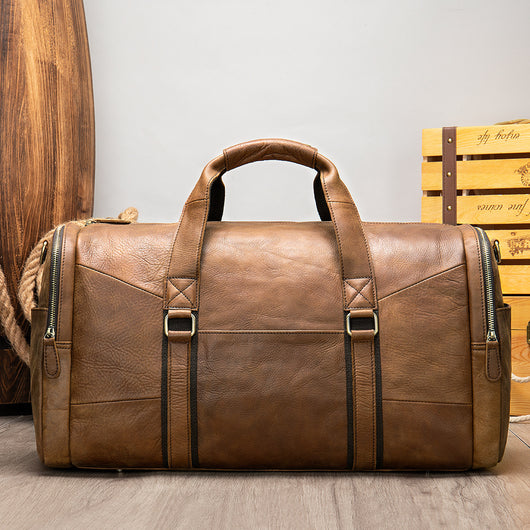 Bolsa de Viaje Ejecutiva Cuero Genuino - Bandolera Hombre Piel Premium - Image 9