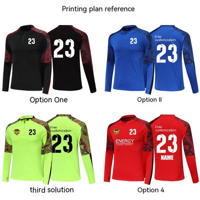 Conjunto de Entrenamiento Futbolístico Profesional Manga Larga para Hombre - Image 18