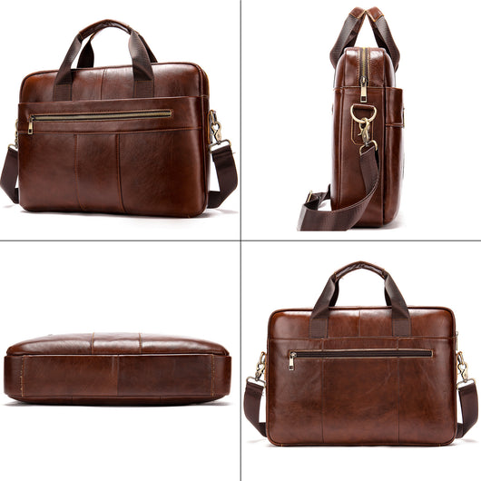Maletín Ejecutivo de Cuero Genuino para Hombre - Portafolio Profesional - Image 25