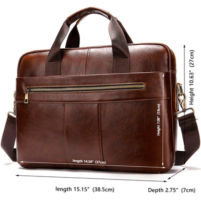 Maletín Ejecutivo de Cuero Genuino para Hombre - Portafolio Profesional - Image 30