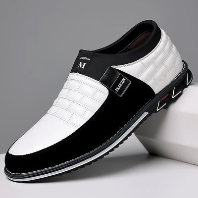 Zapatos Casuales de Cuero Talla Grande Todo Clima con Cierre Slip-On - Image 9