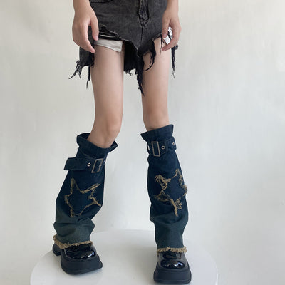 Calcetines Térmicos Denim Lavado Diseño Hot Girl - Efecto Reductor - Image 15