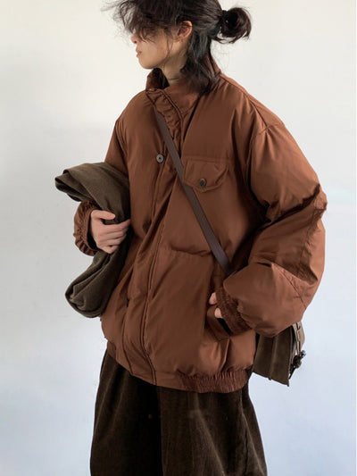 Abrigo de Trabajo Acolchado para Hombre con Cuello Tipo Mao - Image 7