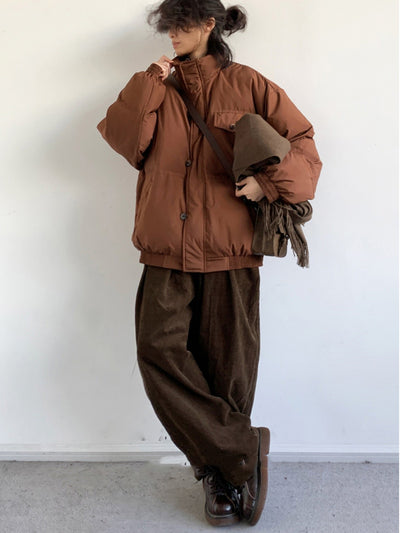 Abrigo de Trabajo Acolchado para Hombre con Cuello Tipo Mao - Image 9