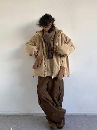 Chaqueta de Trabajo Unisex en Algodón con Cierre - Corte Holgado - Image 11