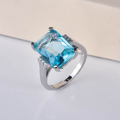 Anillos de Paraíba con Gemas Kuololit para Mujer - Image 2