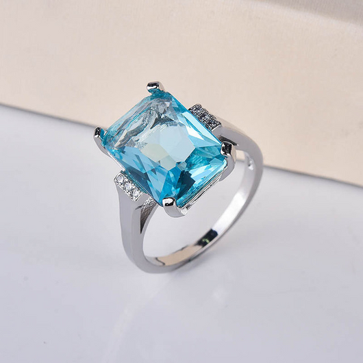 Anillos de Paraíba con Gemas Kuololit para Mujer - Image 2