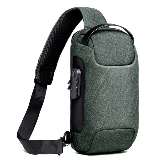 Bolsa Cruzada Antirrobo para Hombre - Mochila Mensajero de Seguridad - Image 7