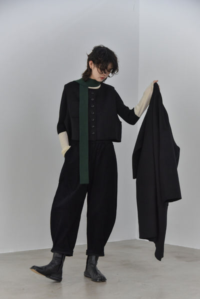 Chaleco Cardigan Reversible de Lana Doble Faz - Conjunto Elegante - Image 20