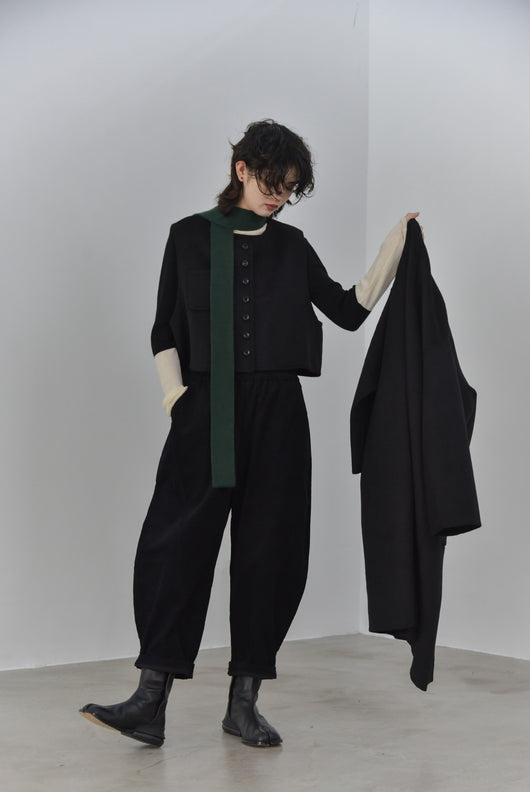 Chaleco Cardigan Reversible de Lana Doble Faz - Conjunto Elegante - Image 20