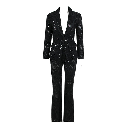 Conjunto de Pantalones Ajustados con Detalles Calados - Image 27