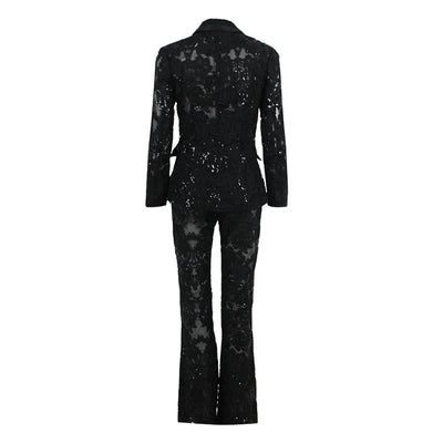 Conjunto de Pantalones Ajustados con Detalles Calados - Image 29