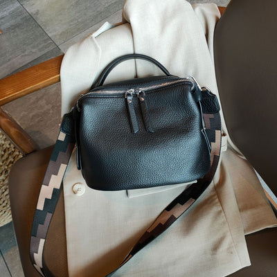 Bolso Bandolera de Cuero Suave con Asa Simple - Image 16