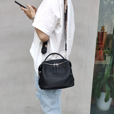 Bolso Bandolera de Cuero Suave con Asa Simple - Image 17