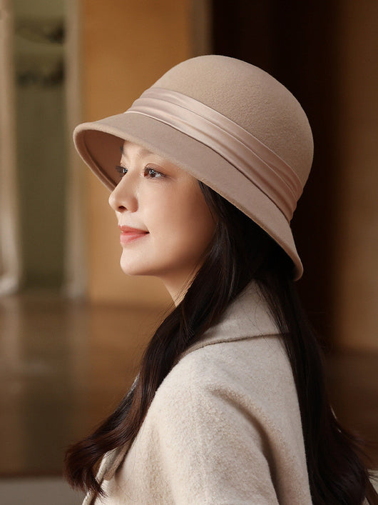 Gorro Bucket Retro Lana Negra - Calidez y Estilo Clásico - Image 21