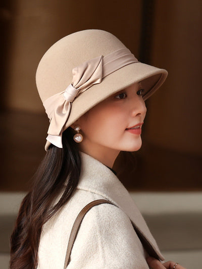 Gorro Bucket Retro Lana Negra - Calidez y Estilo Clásico - Image 22