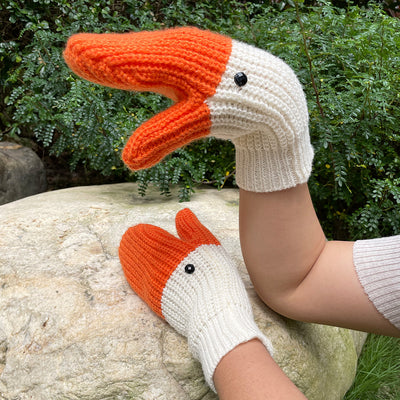 Guantes de Lana Tejida Cisne 3D con Protección Total para Invierno - Image 21