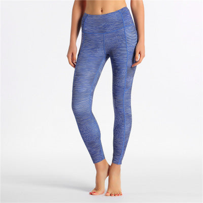 Pantalones de yoga con estampado y tela elástica - Image 9