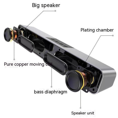 Parlante Bluetooth E91 con Luces LED Coloridas - Image 13