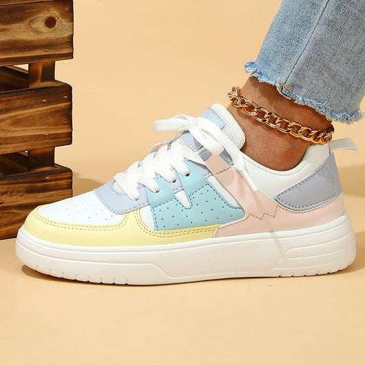 Tenis Plataforma Suela Suave Comodidad Deportiva - Image 8