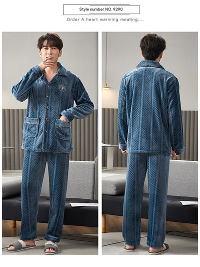 Pijama de Franela para Hombre - Conjunto Invierno - Image 29