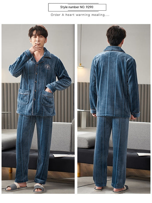 Pijama de Franela para Hombre - Conjunto Invierno - Image 29