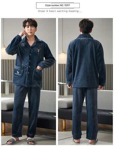 Pijama de Franela para Hombre - Conjunto Invierno - Image 30
