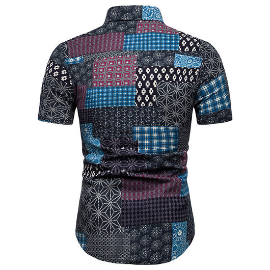 Camisa Estampada de Manga Corta - Image 3