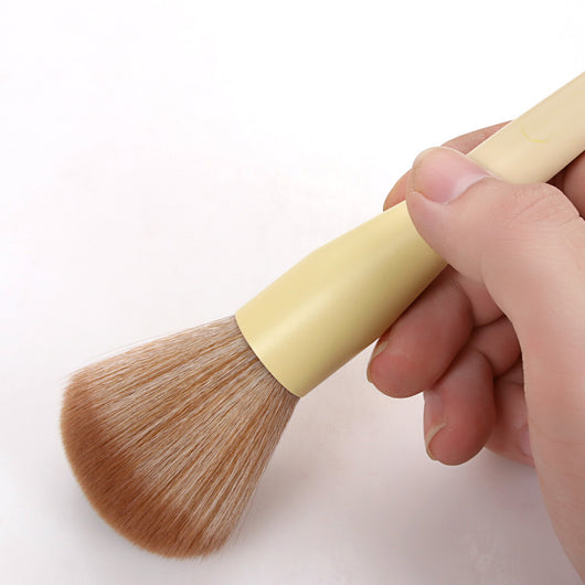 Set de 11 Brochas de Maquillaje Amarillo Profesional - Image 3