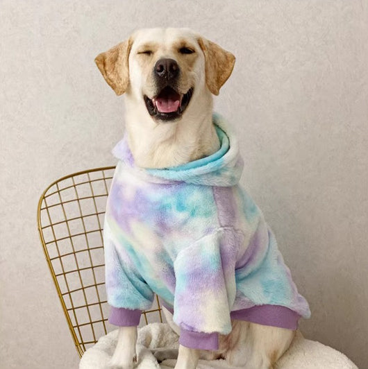 Ropa Térmica para Perros Grandes con Diseño Tie Dye - Image 8