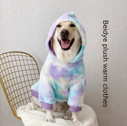 Ropa Térmica para Perros Grandes con Diseño Tie Dye - Image 9