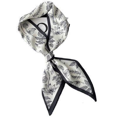 Pañuelo Largo de Seda Estampado Estilo Francés para Mujer - Image 6