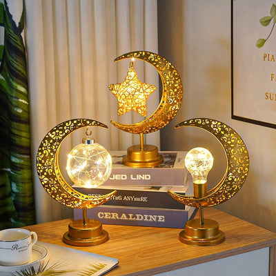 Lámpara LED Decorativa Luna de Hierro Personalizada - Image 10