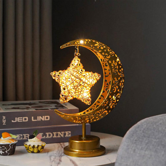 Lámpara LED Decorativa Luna de Hierro Personalizada - Image 13