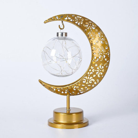 Lámpara LED Decorativa Luna de Hierro Personalizada - Image 15