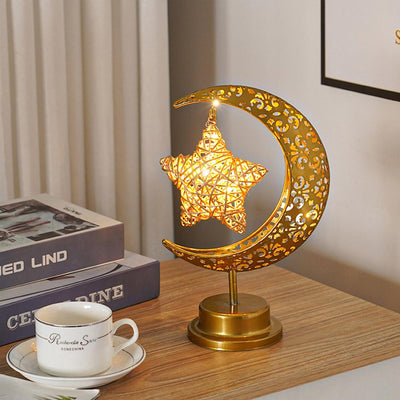 Lámpara LED Decorativa Luna de Hierro Personalizada - Image 17
