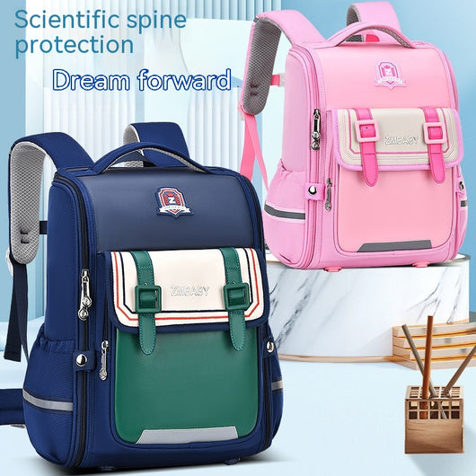 Mochila Escolar Infantil Ligera con Protección de Columna Abierta - Image 12