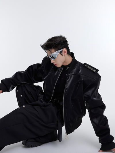 Chaqueta de Algodón Corta para Hombre con Doble Cierre - Image 8
