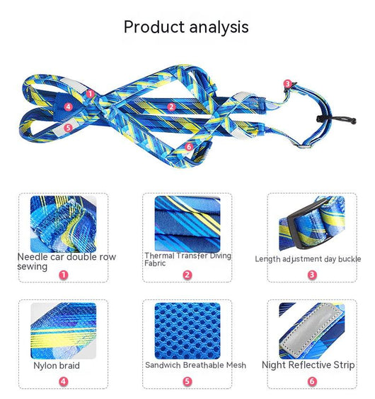 Arnés de Pecho para Perros de Trineo con Cuerda de Sujeción Manual - Image 20