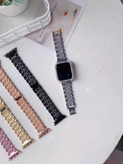 Correa de Reloj Metal con Diamantes Incrustados - Image 9