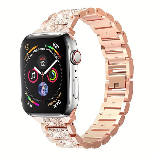 Correa de Reloj Metal con Diamantes Incrustados - Image 13