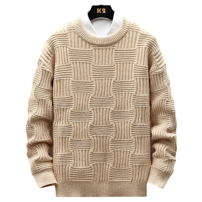 Suéter Básico Manga Larga Cuello Redondo para Hombre - Image 5