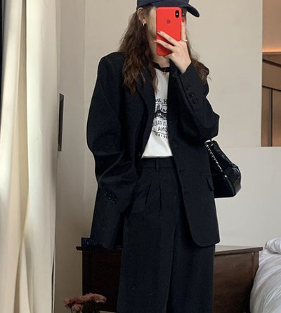 Blazer Marrón Coreano para Mujer - Diseño Elegante Primavera Otoño - Image 14