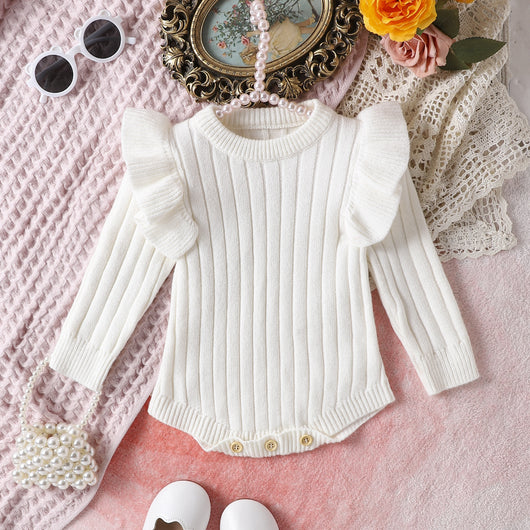 Mono Tejido para Bebé Niña Otoño Invierno - Diseño Elegante y Cálido - Image 14