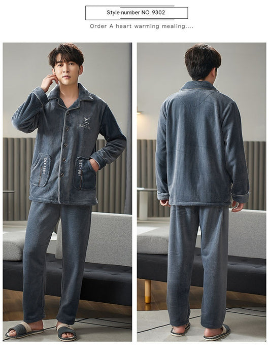 Pijama de Franela para Hombre - Conjunto Invierno - Image 37