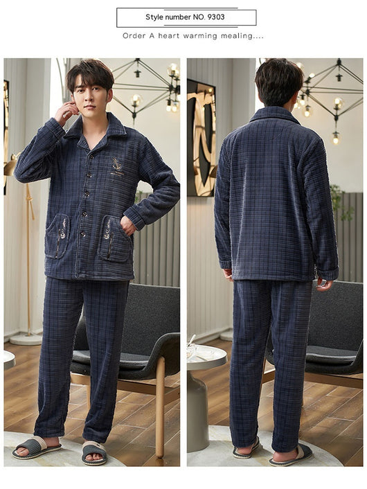Pijama de Franela para Hombre - Conjunto Invierno - Image 38