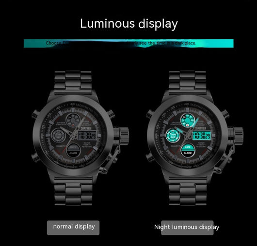 Reloj Deportivo Skmei para Hombre - Acero Inoxidable Resistente al Agua - Image 15
