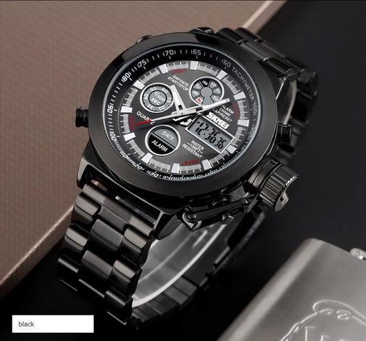 Reloj Deportivo Skmei para Hombre - Acero Inoxidable Resistente al Agua - Image 21